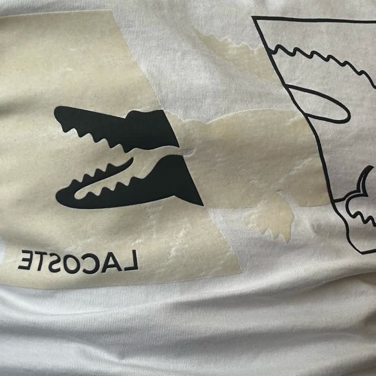 Fashfed Lacoste Baskı Sararmasından Dolayı İade Alınmaması.