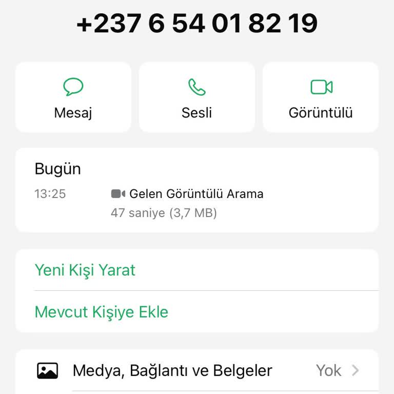 WhatsApp Afrika 'dan Arandım