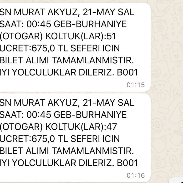 Obilet Sitesi Tarafından Mağdur Edildim