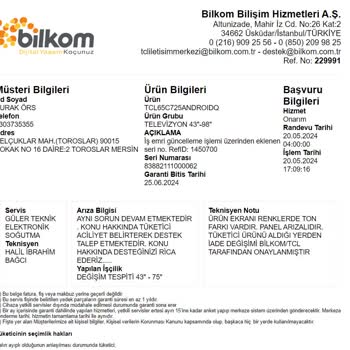 TLC Televizyon & Bilkom & Mersin Forum Teknosa