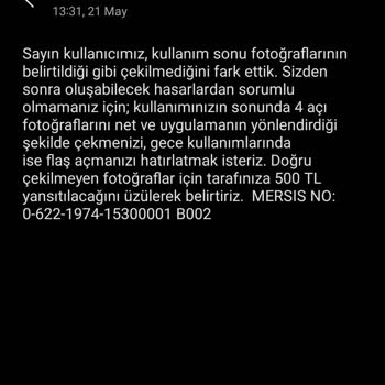 Getiraraç  Moov Haksız Kesinti Girişimi