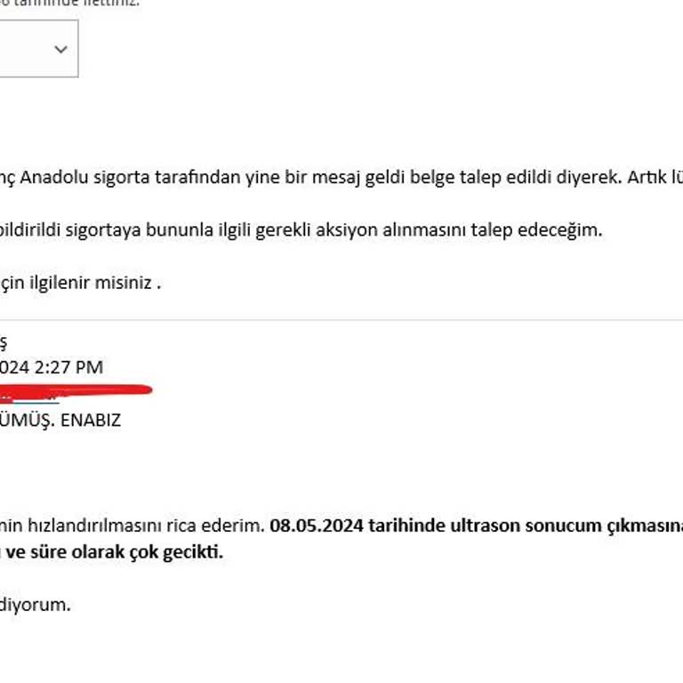 Anadolu Sigorta Sağlık Poliçe Provizyon