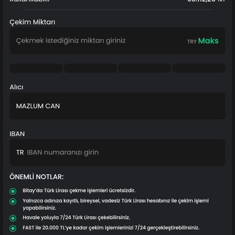 Bitay Kripto Uygulaması Sorunu