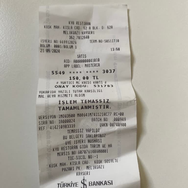 Kayseri'deki Sivas Has Döner Hayal Kırıklığı