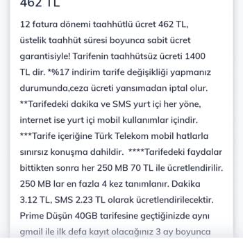 Türk Telekom'un Yeni Taahhüt İle Fiyatlandırma Politikası.