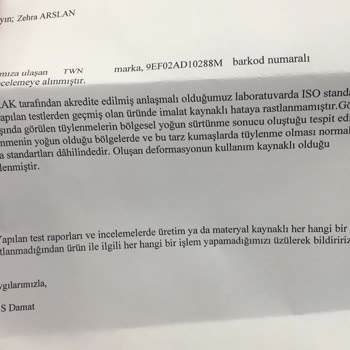 D'S Damat'ın Ürününe Sahip Çıkmaması
