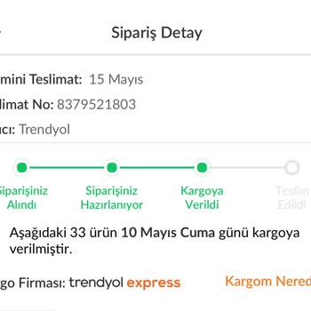 Trendyol Express 11 Gün Geçti Kargom Teslim Edilmedi... 33 Ürünüm Hala Kargoda...