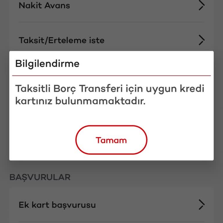 Akbank Borç Transferi İçin Uygun Kartınız Bulunmamaktadır Hatası Nedir?