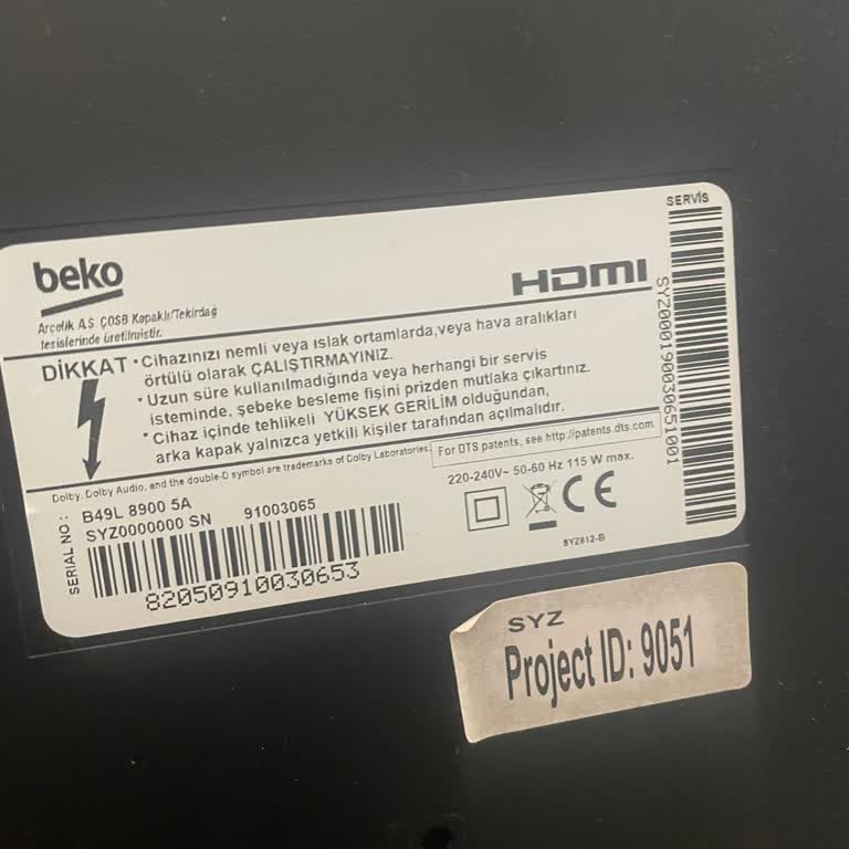 Beko TV B49L 8900 5A Televizyonunun Garantisini Yanlış Tarih Yazmaları