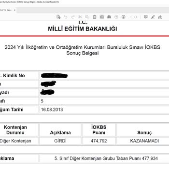 Milli Eğitim Bakanlığı (MEB) 2024 Bursluluk Sınavı Hüsranı!