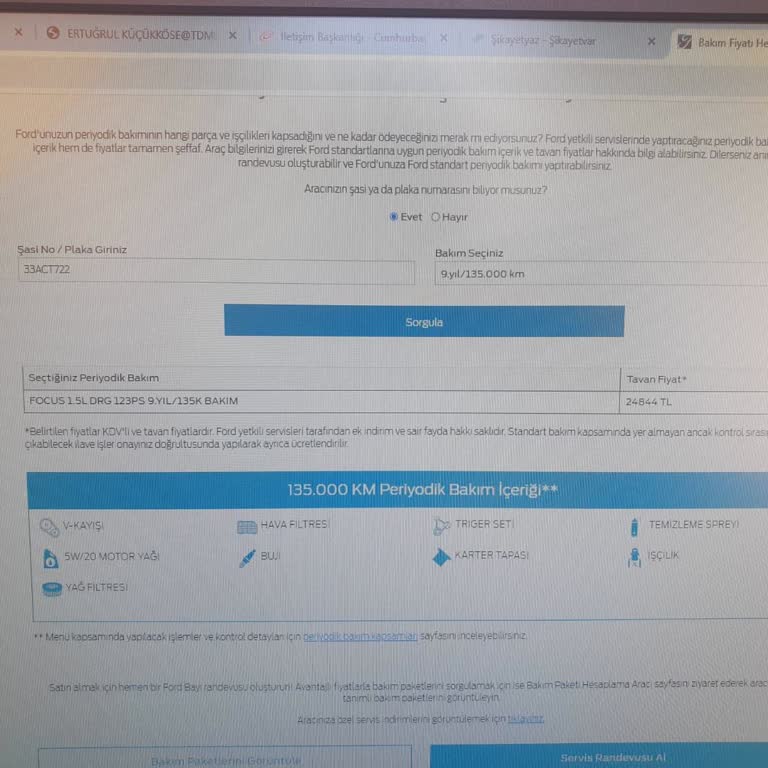 Ford Focus Triger Kayışı Problemi