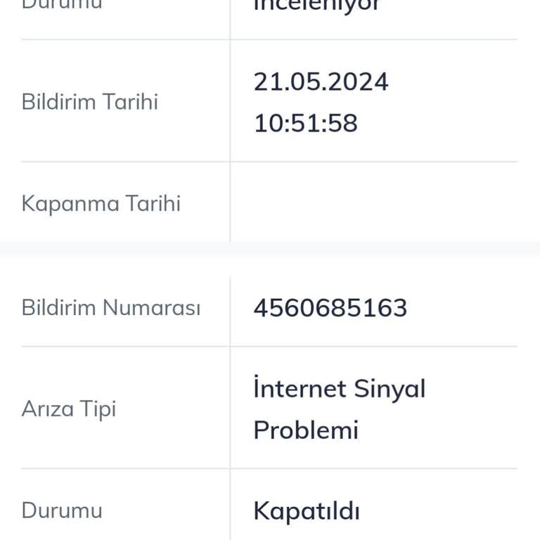 Türk Telekom Fiber Altyapı İnternet Kesintisi