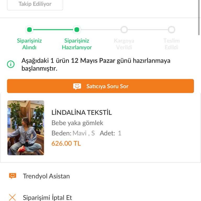 Trendyol 15 Günde Teslim Edilmeyen Gömlek Ve İletişimsizlik Sorunu