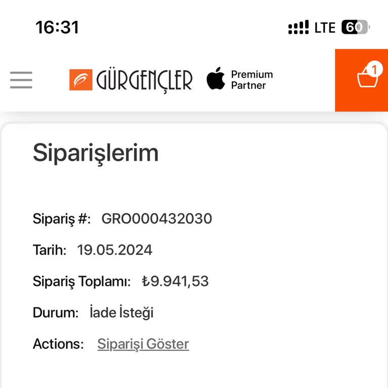 Gürgençler Ödeme Mi İade Etmiyor.