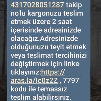 Aras Kargo Sardunya Yalan Beyan