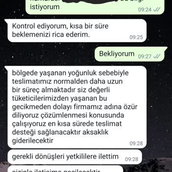 Horoz Lojistik 2.5 Aydır Kargoyu Göndermiyor