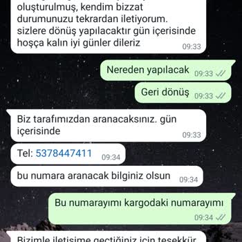Horoz Lojistik 2.5 Aydır Kargoyu Göndermiyor