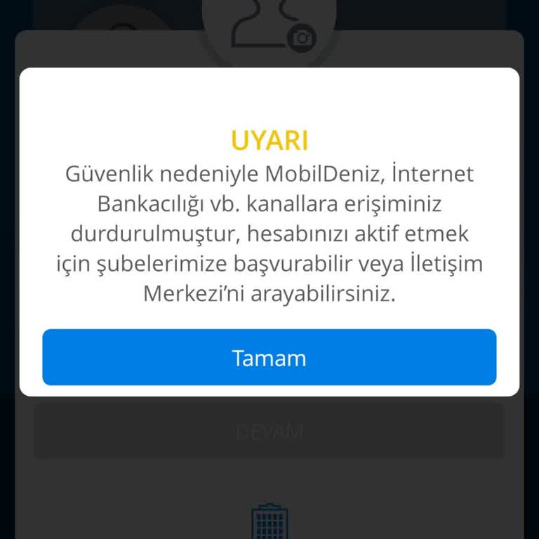 Denizbank Erişim Engeli Kaldırılması