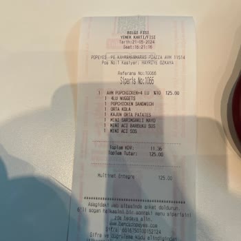 Popeyes Piazza Şubesinde Bayat Tavuk Ve Nugget Hayal Kırıklığı