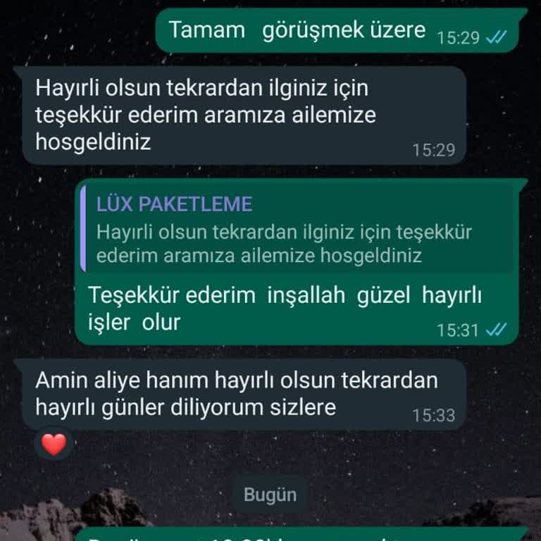 Lux Paketleme Kişisel Bilgilerimin İzinsiz Kullanımına Karşı Önlem