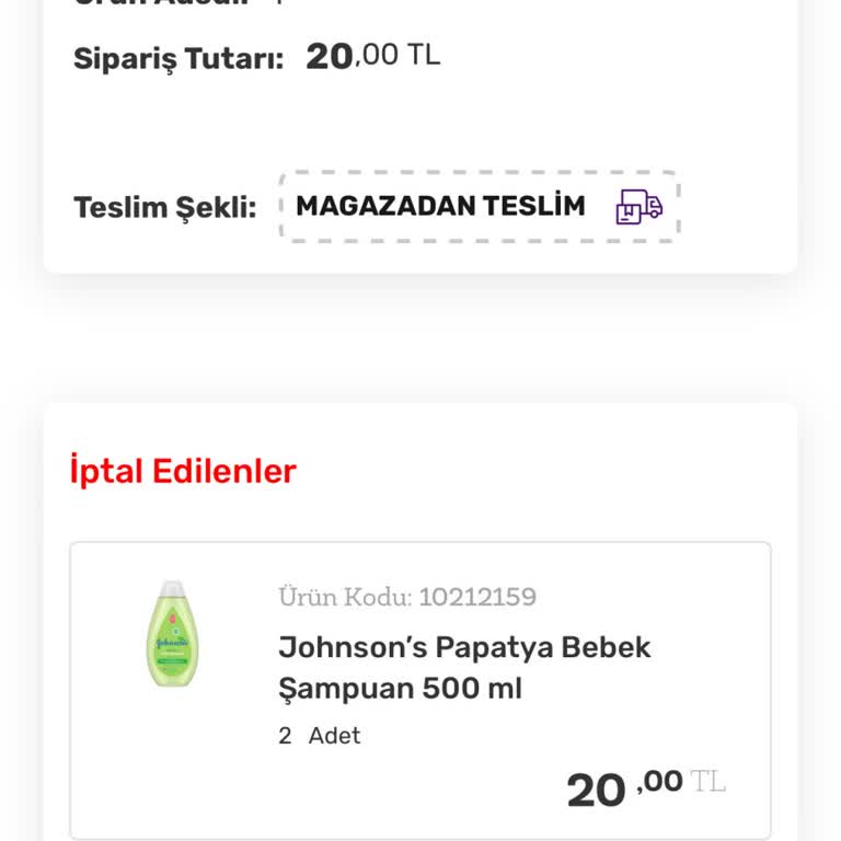 Gratis Açıklama Yapmadan Sipariş İptal Ediyor