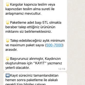 Paketlemeacentesi (Instagram) Paketleme Acentası Tarafından Mağdur Edildim