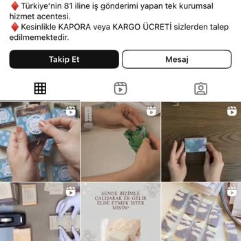 Paketlemeacentesi (Instagram) Paketleme Acentası Tarafından Mağdur Edildim
