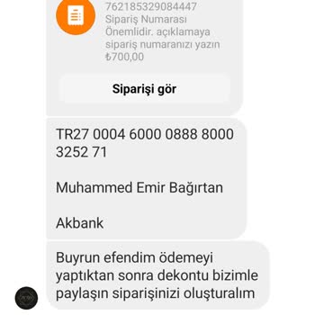 Zend Giyim (zendgiyim_) Instagram Alışverişinde Yaşanan Mağduriyet