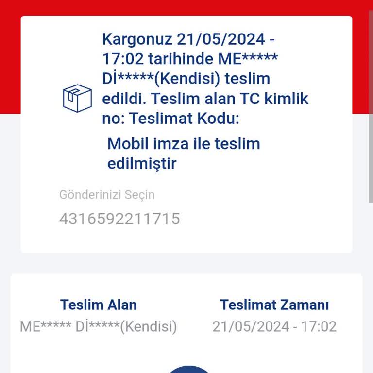Aras Kargo Kanuna Aykırı Mobil İmza İşlemi