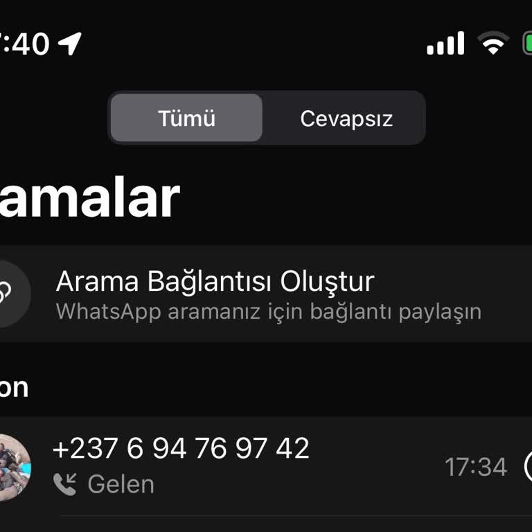 WhatsApp Yurt Dışından Aranma Şikayeti Kamerun