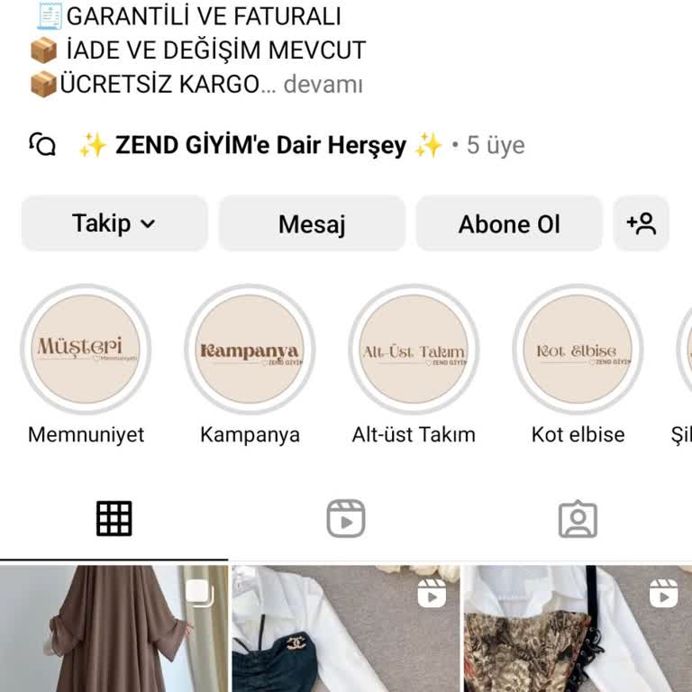 Zend Giyim (zendgiyim_) Zend Giyim Şikayet