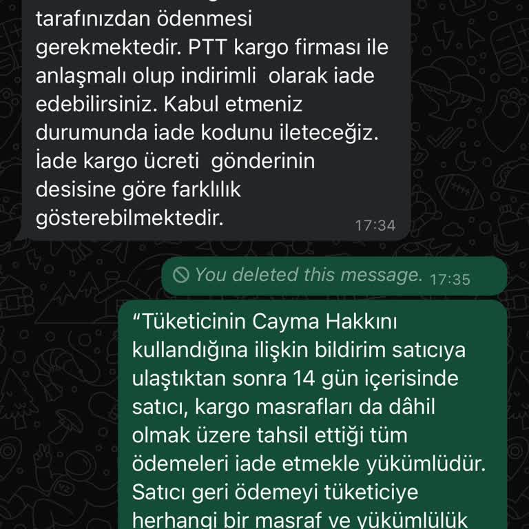 Bkmkitap Cayma Hakkımı Kullanarak Yapacağım İadede Kargo Ücreti Ödetiliyor