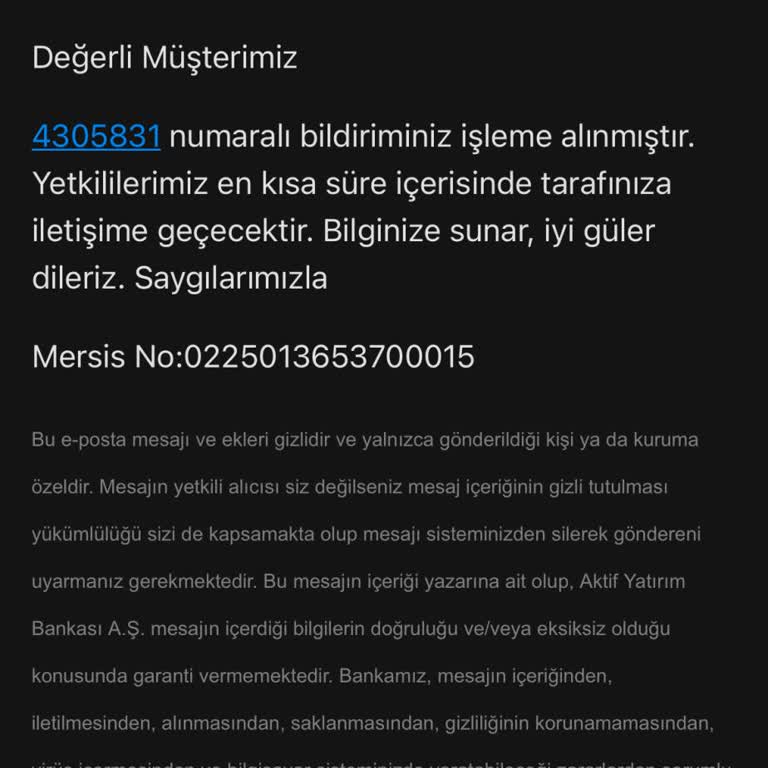 Passolig Numara Güncelleme Bildirisi