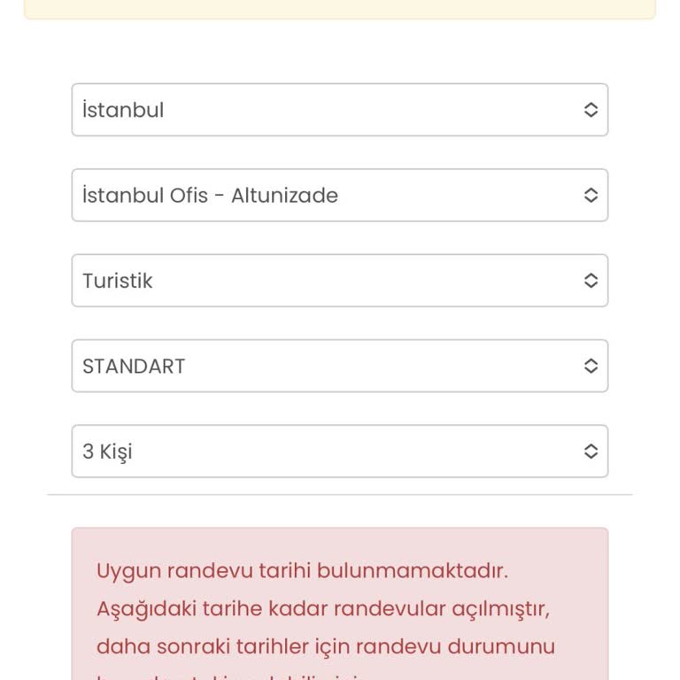 İdata İtalya Randevusu Asla Alamıyorum