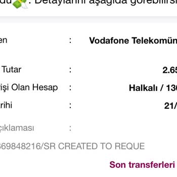 Vodafone Yetkim Ve Bilgim Dışı İşlem