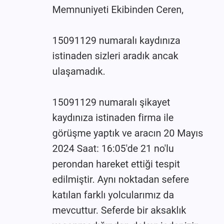 Obilet Bilet İadesi Yapılmaması