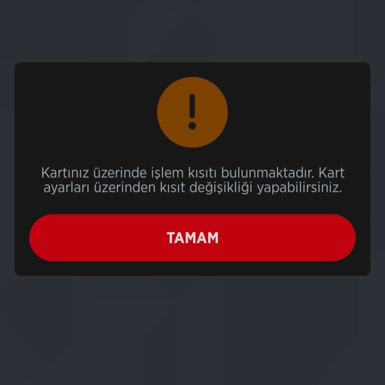 Ziraat Bankası İşlem Kısıtı Kaldırma