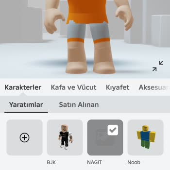 Robux Karakterim Gözükmüyor