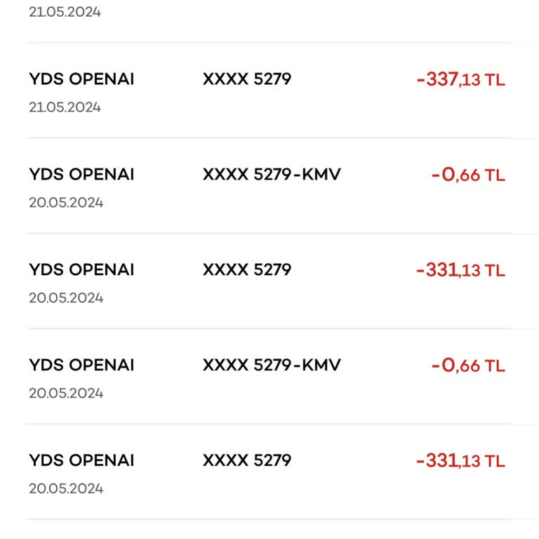 Akbank YDS Openai Para Çekilmesi
