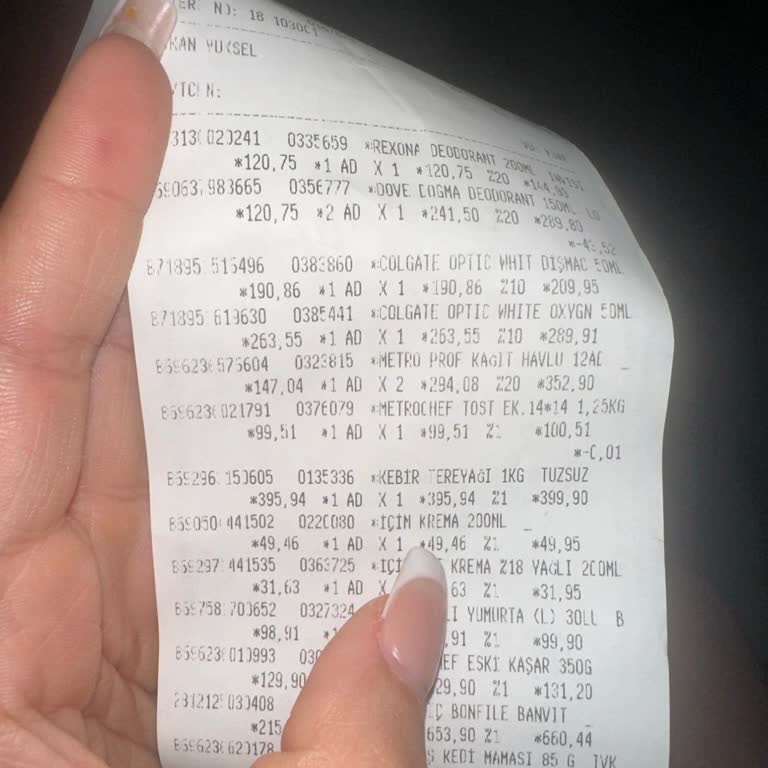 Metro Market Büyükçekmece Almadığım Urunu Ödetmişler