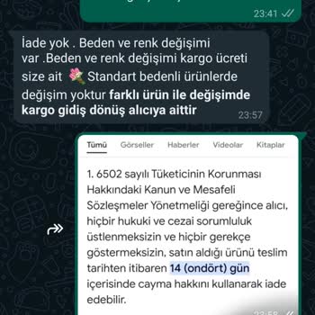 Semre Butik İade Kabul Etmiyor