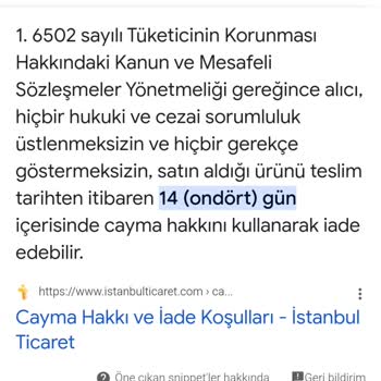 Semre Butik İade Kabul Etmiyor
