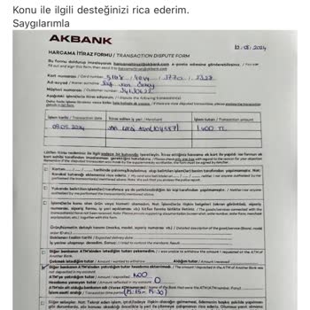Akbank'ın İlgisizliği Ve Çözümsüzlüğü!