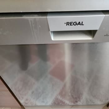 Regal Bulaşık Makinesi İçi Paslanmış