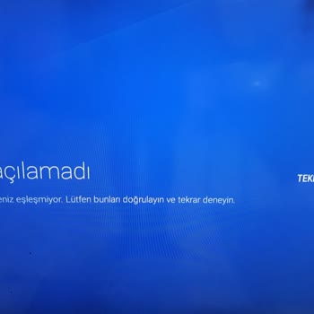 Philips TV Google Hesabi Sorunu