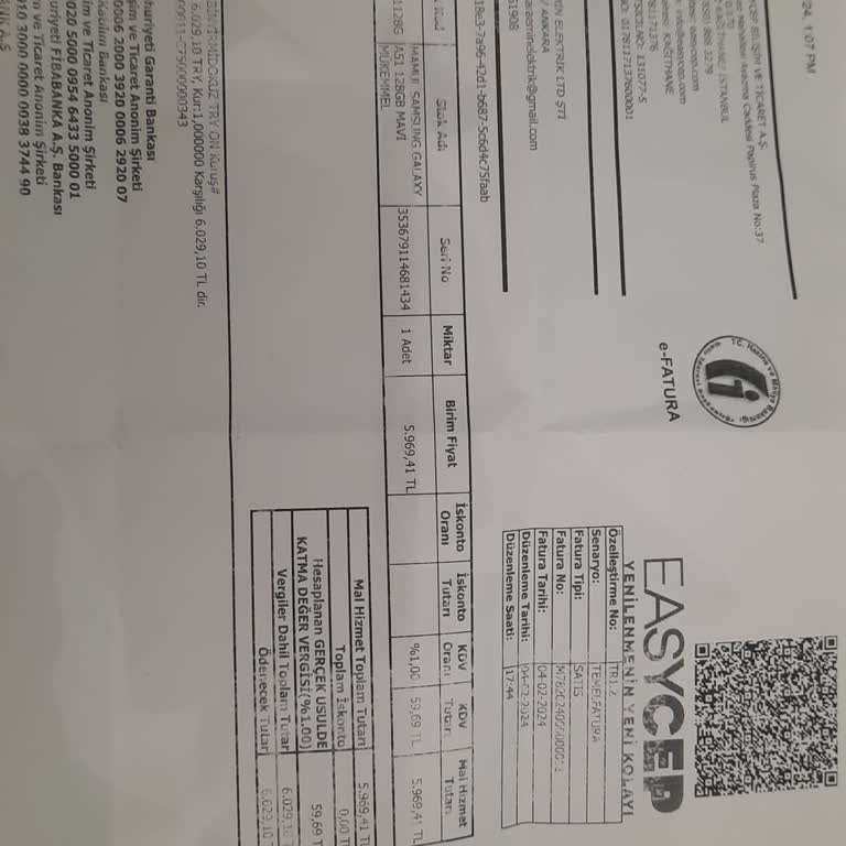 Ankara Optimum EasyCep Sattığı Malın Arkasında Değil