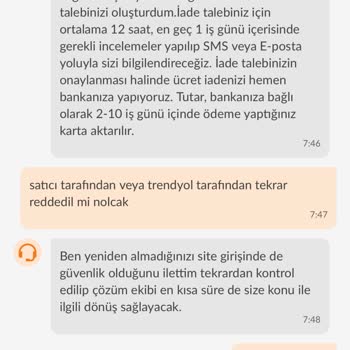 Trendyol Market Carrefour Acıbadem Gelmeyen Ürün Para İadesi Yapılmadı