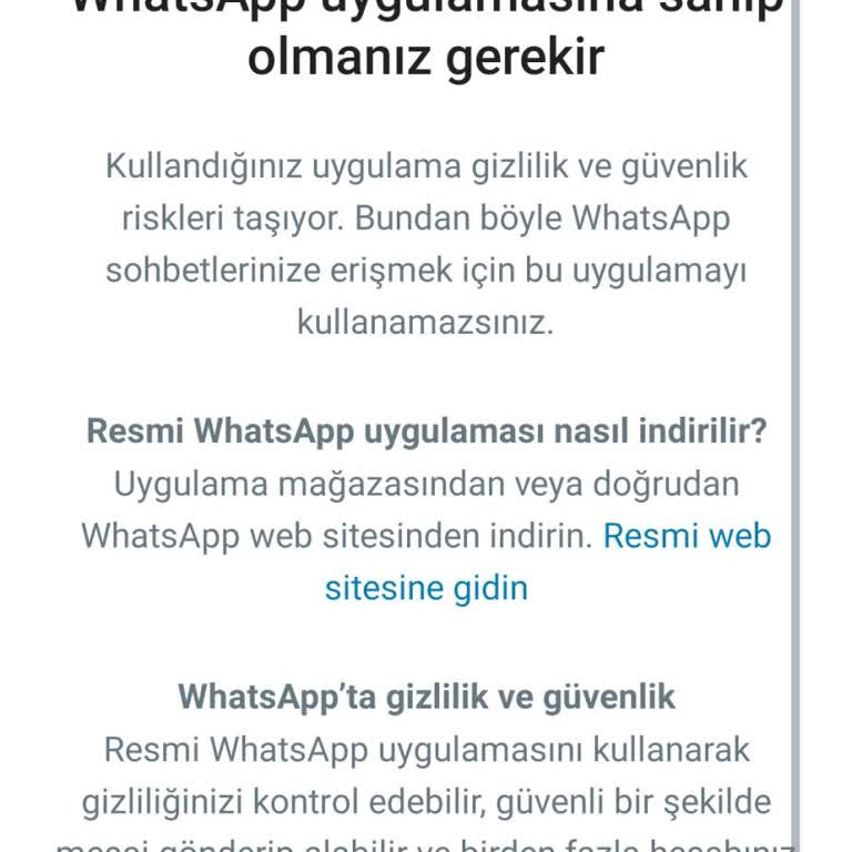 WhatsApp Aero Sorunu WhatsApp Aero Sorunu