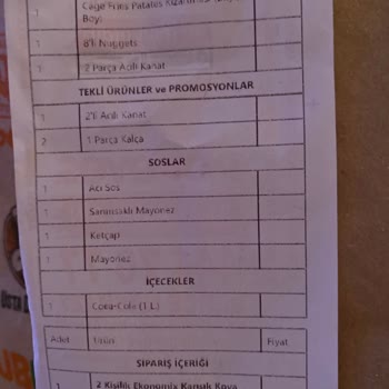 Yemeksepeti Eksik Gelen Ürüne YARDIM/DESTEK Sorunu