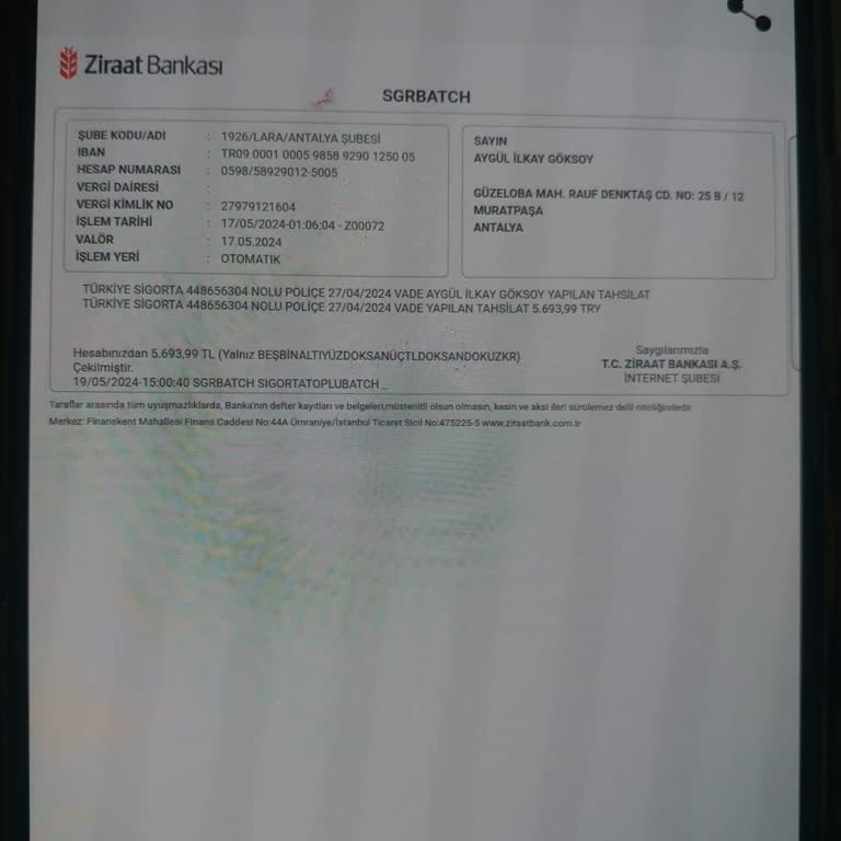 Bankacılık Düzenleme ve Denetleme Kurumu Türkiye Hayat Ve Emeklilik A. Ş Sigorta İptali Ve İadesi Yapmıyor